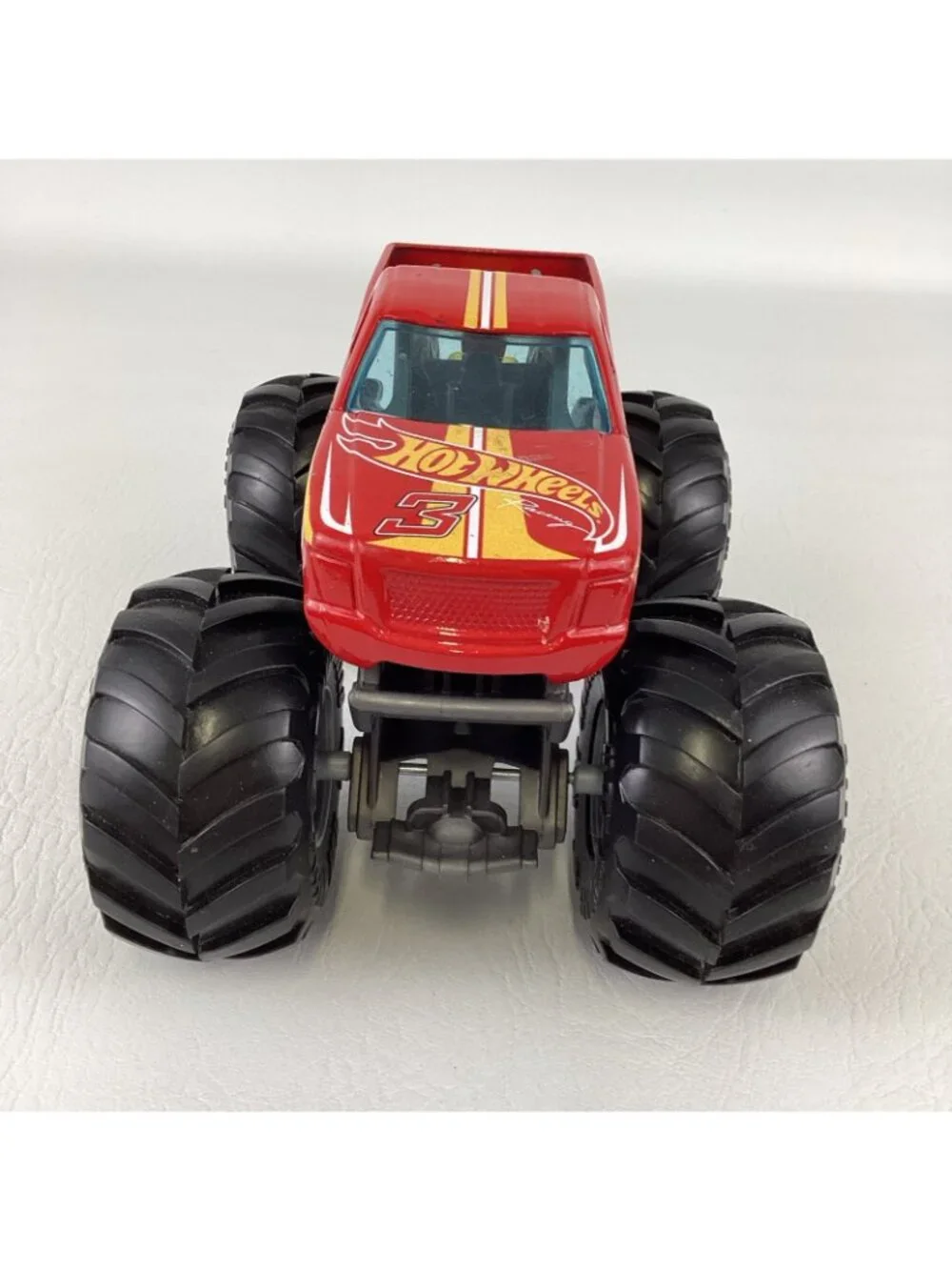 Hot Wheels Racing Monster Truck Red Pickup Diecast Large 1:24 Toy 2015 Mattel